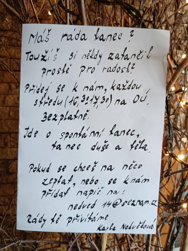 - každou středu 16.30 - 17.30  - zasedací místnost obecního úřadu