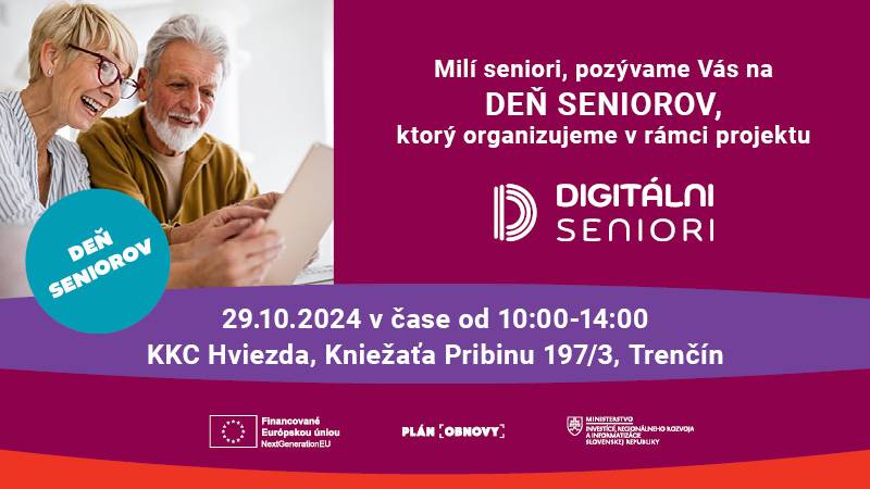 projekt Digitálni seniori