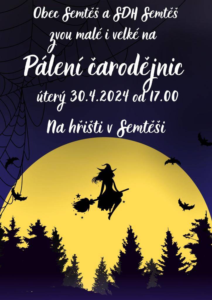 Úterý 30.4.2024 od 17. hodin na hřišti  Pozor změna -v úterý 30.4.2024. Sejdeme se bez ohně, ale užijeme si společné odpoledne se skákacím hradem a špekáčky budou z udírny 