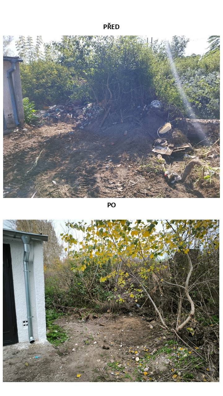 Dobrý den,  lokalita byla vyčištěna k 24.10.2024.    S přáním hezkého dne Ing. Pavel Foltý