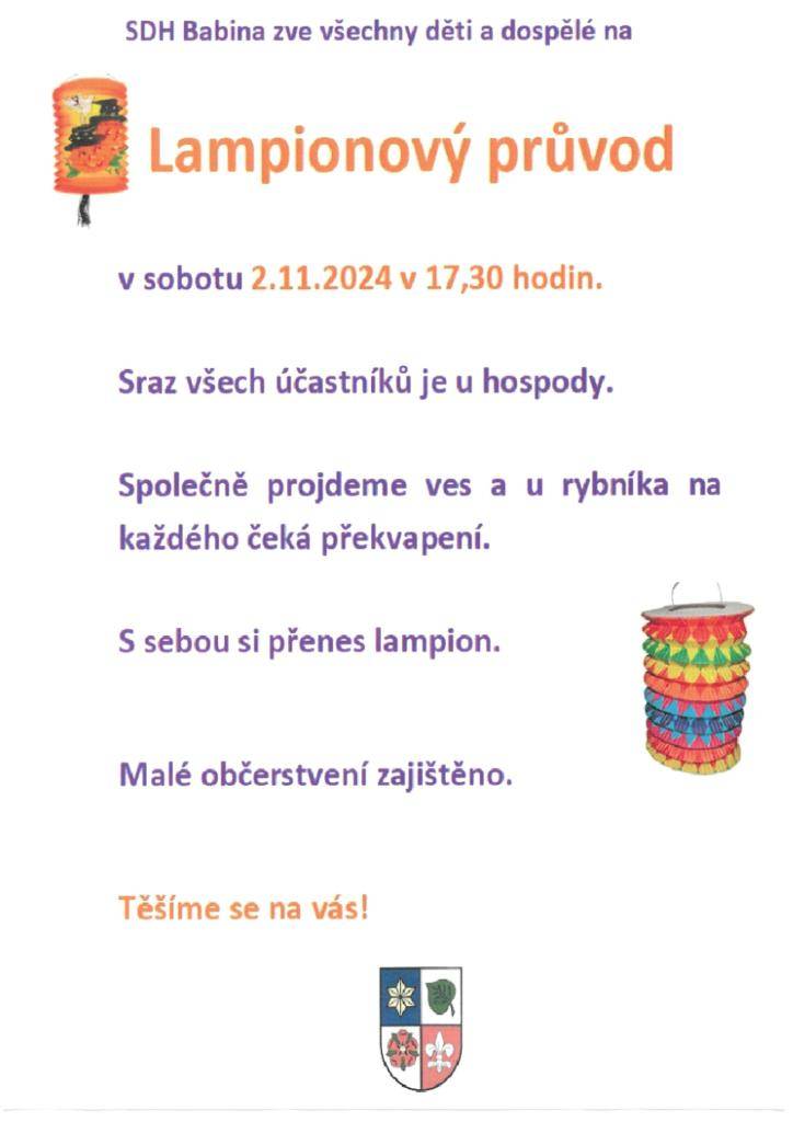 v sobotu 02.11.2024 v 17:30 hod.  sraz u hospody