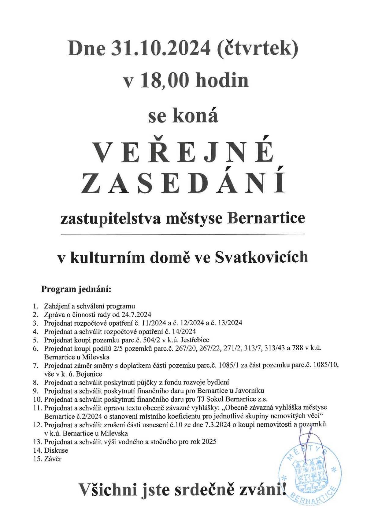 Konané 31.10.204 od 18:00 v kulturním domě ve Svatkovicích.