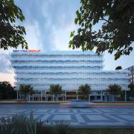 První hotovou stavbou v Praze bude administrativní budova A1, kterou Jiřičné studio AI - Design navrhlo na Rohanském ostrově. Budou v ní kanceláře společnosti Sekyra group. Momentálně je ve výstavbě.