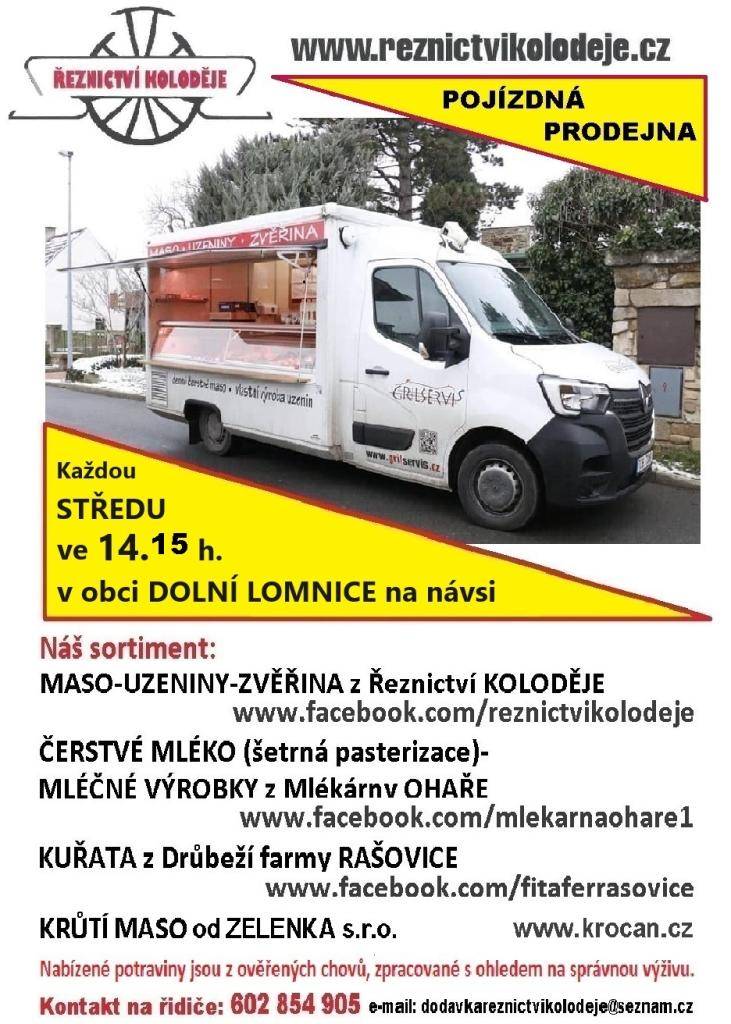 řeznictví, mlékárna aj.