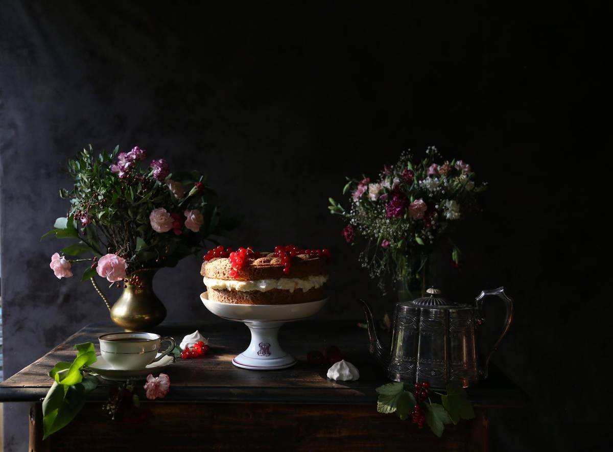 Kynutá bábovka Savarin.