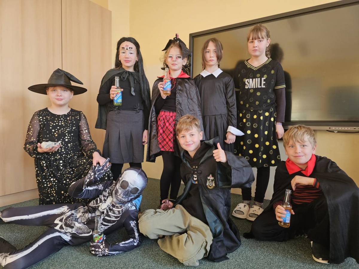 Halloweenské učení