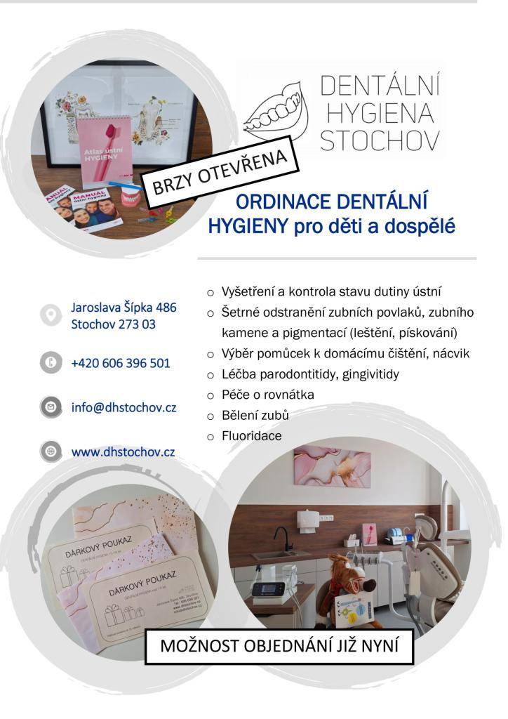 Otevření nové ordinace Dentální hygieny na Stochově.