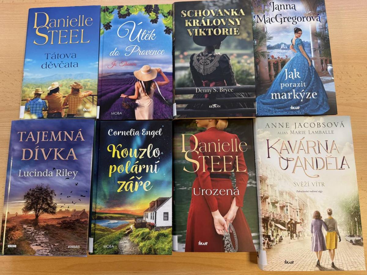 Nové knihy u nás v knihovně ze dne 31.10.2024.