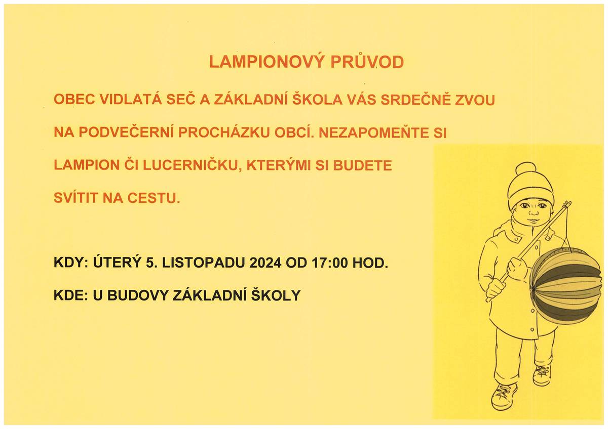 a lampionový průvod