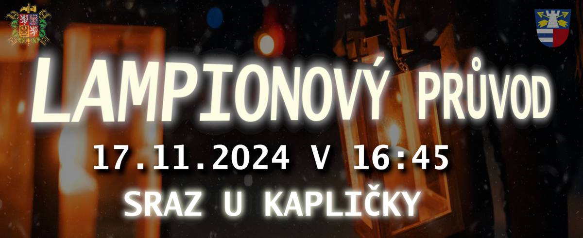 Lampionový průvod  17.11.2024 sraz u kapličky v 16.45