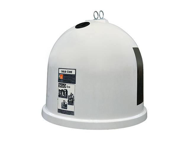 sběr skla - nově bílé i barevné dohromady