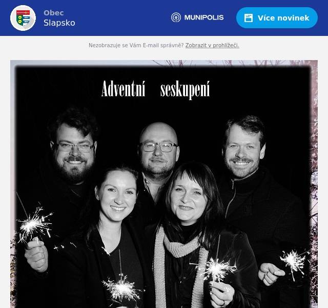 Vážení spoluobčané, ve spolupráci s obcí Šebířov si Vás dovolujeme pozvat na adventní koncert který se uskuteční 7.12.2024 od 14 hodin v kostele Nejsvětější Trojice ve Vrcholtovicích.