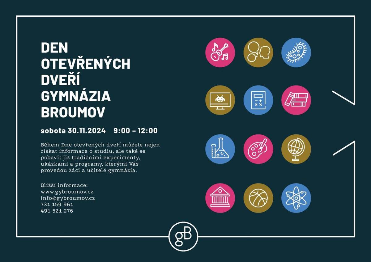 Nejen pro budoucí uchazeče o studium ale i pro širokou veřejnost. 