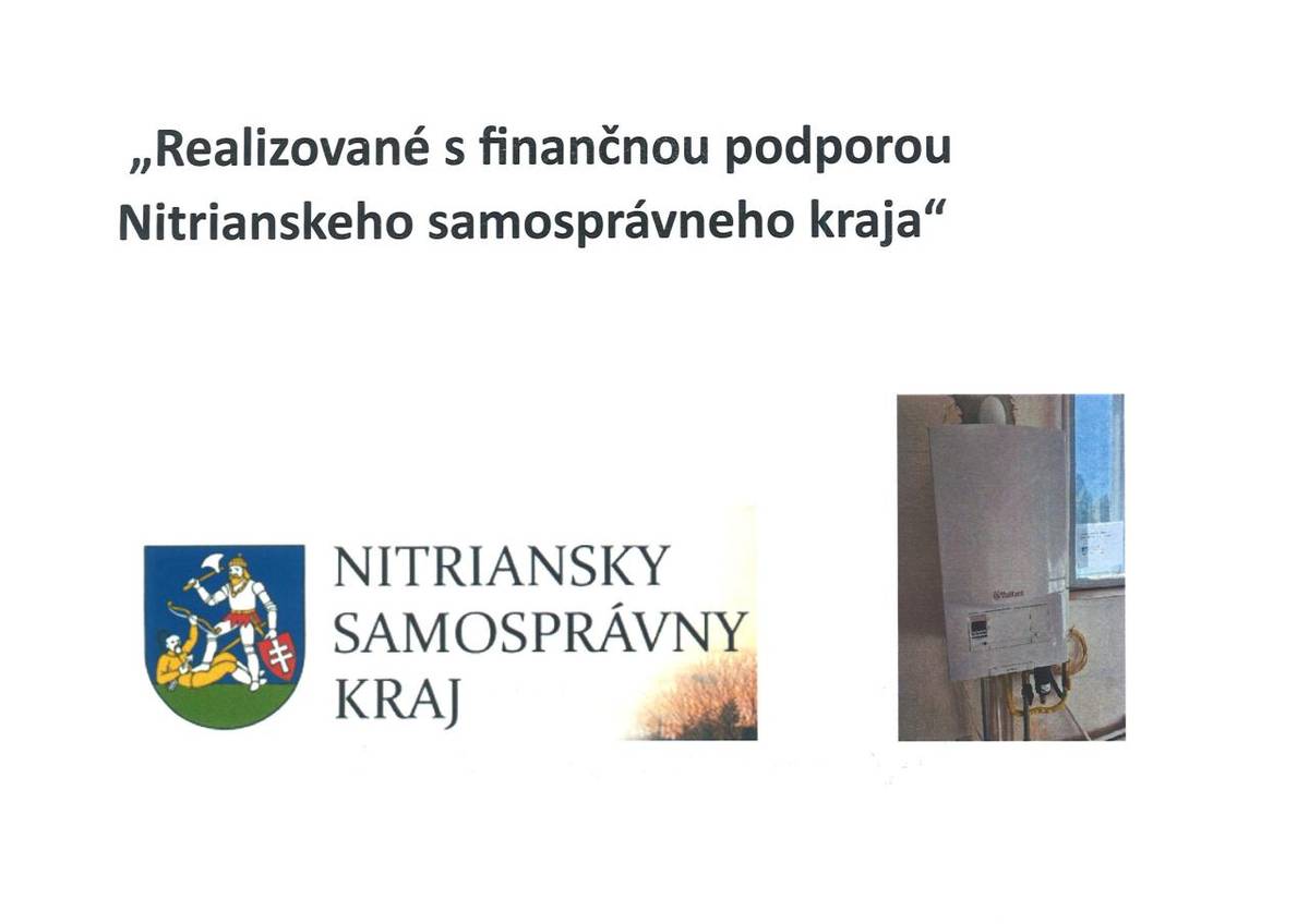 Realizované s podporou NSK - kotol