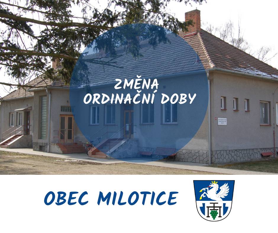 Praktická lékařka MUDr. Eva Kebrlová oznamuje, že v pátek 8. listopadu neordinuje. Nutné případy ošetří v dopoledních hodinách MUDr. Ferlik v Šardicích.