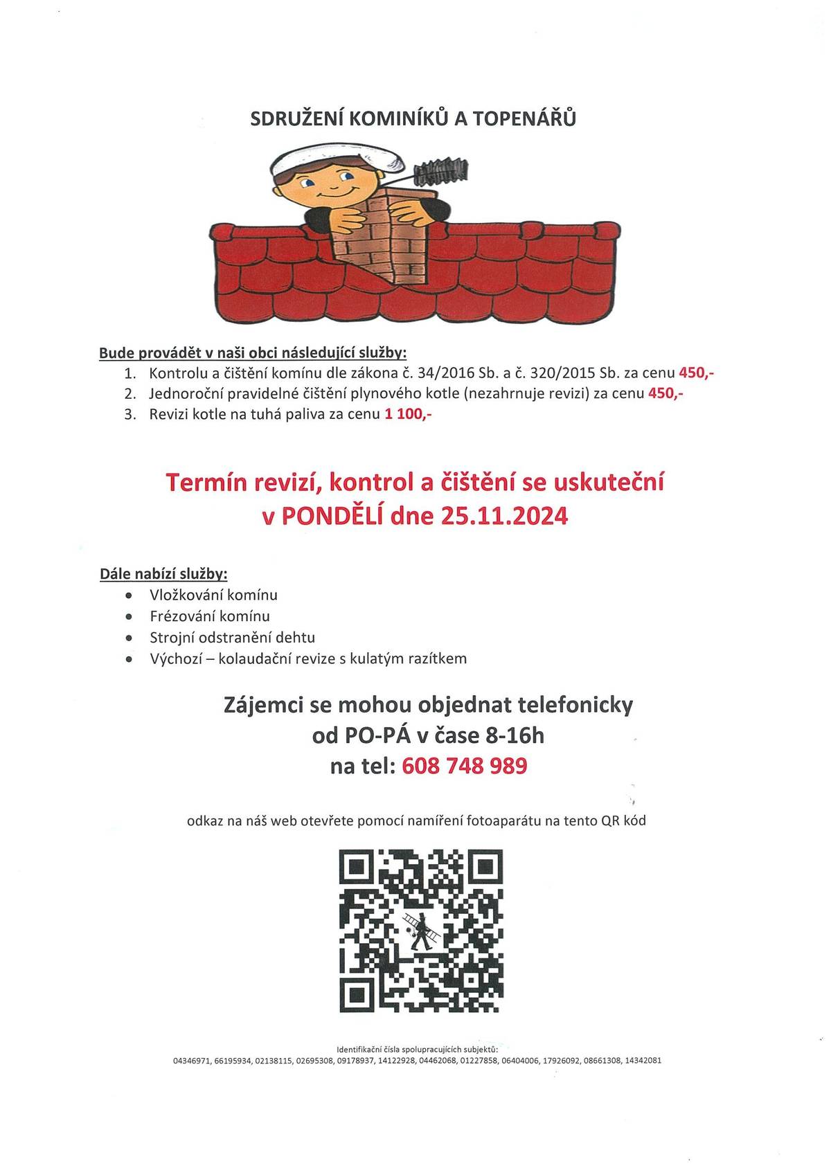 Pondělí 25.11.2024.