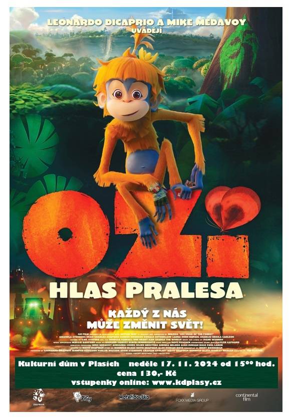 Kulturní dům Plasy  17.11.2024 od 15:00 hod.  vstupenky 130,-Kč