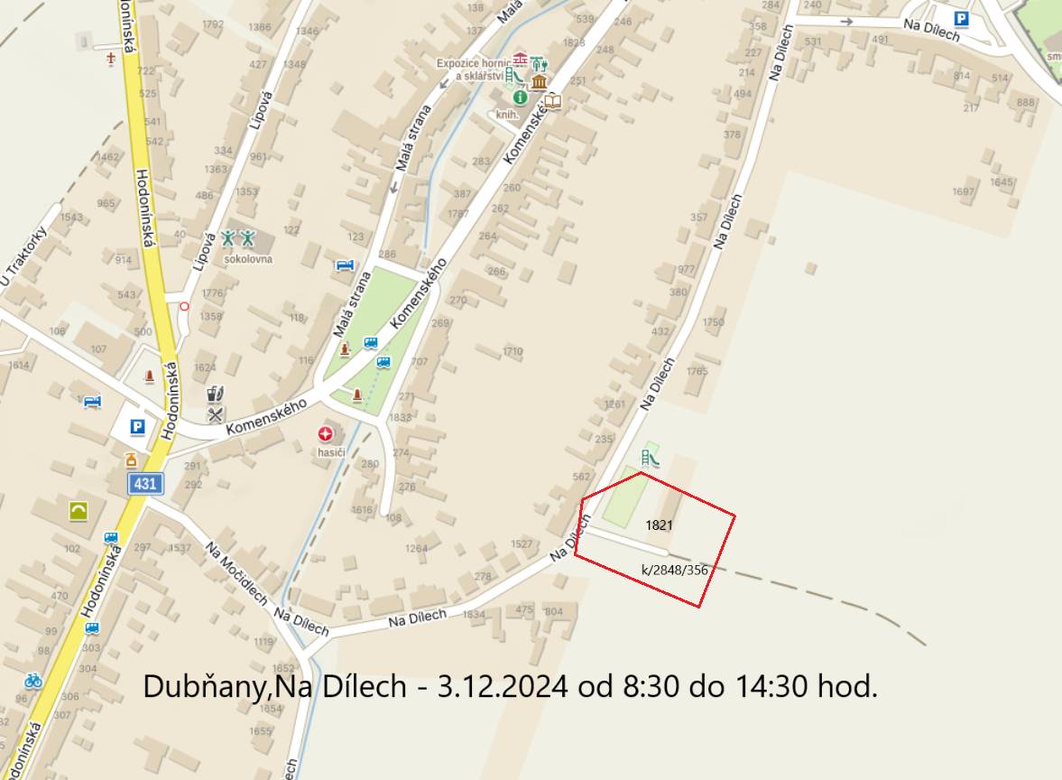 Dne 03.12.2024 od 08:30 do 14:30
