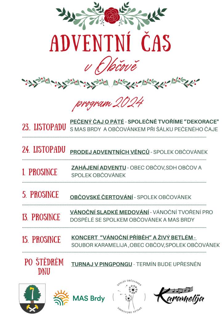 Akce naplánované na letošní Advent...