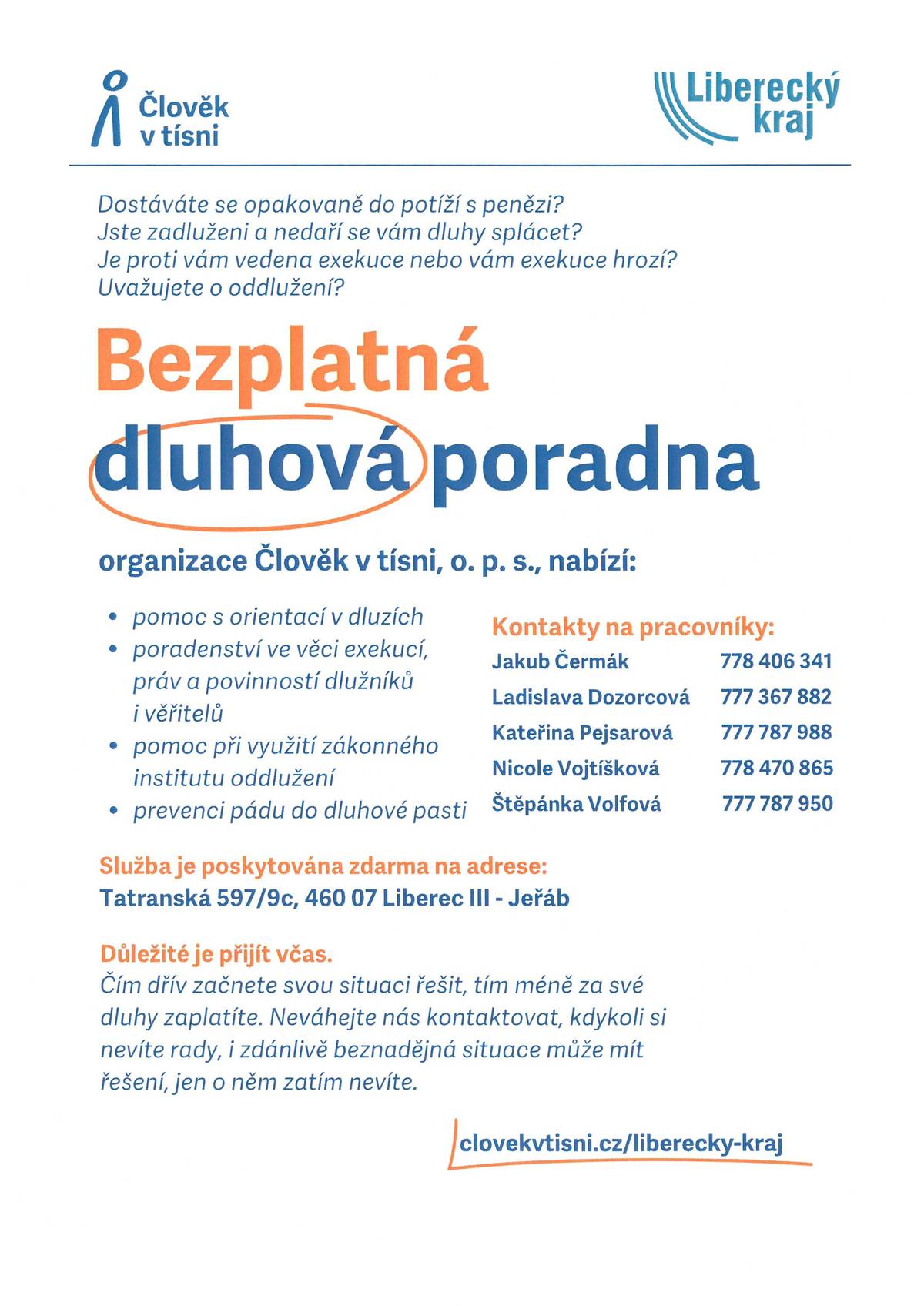 Organizace Člověk v tísni .