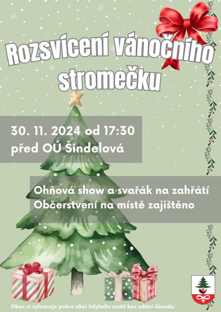 Rozsvícení vánočního stromečku