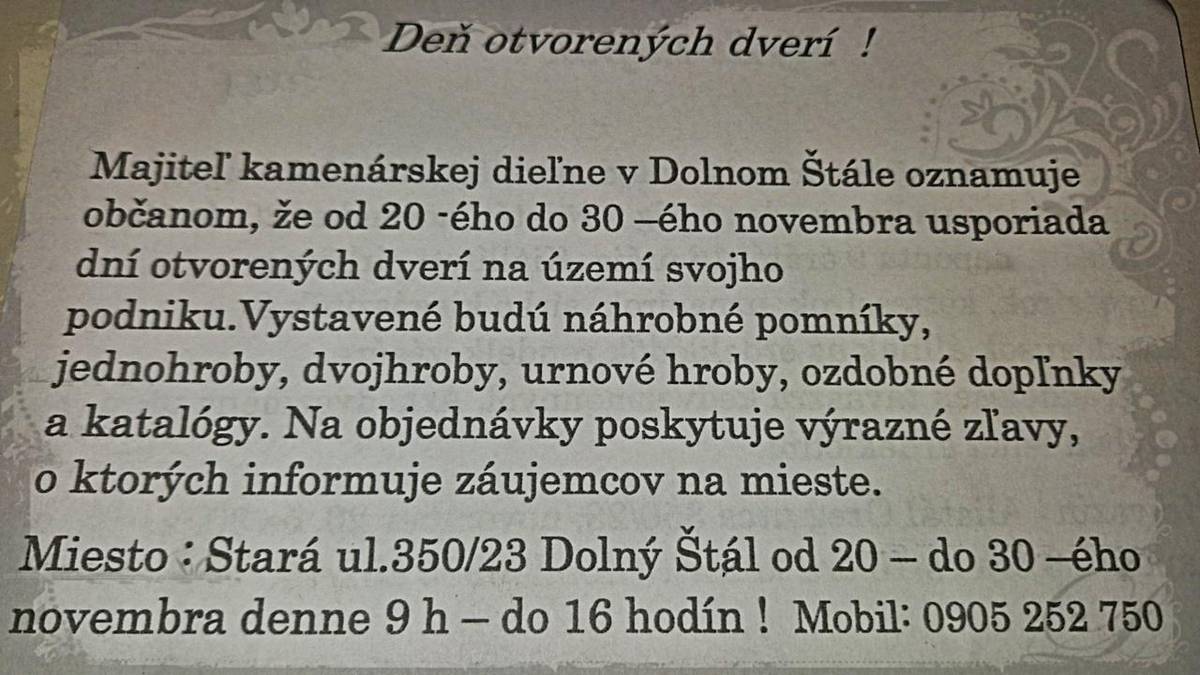 Deň otvorených dverí