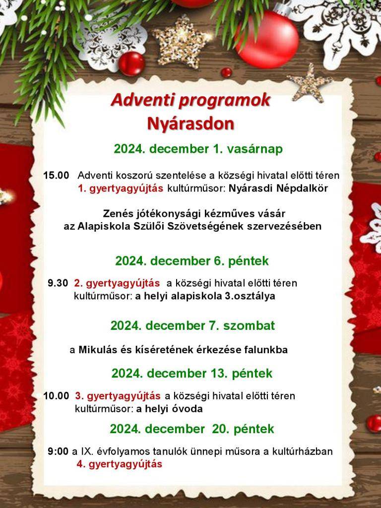 Adventné programy v Topoľníkoch