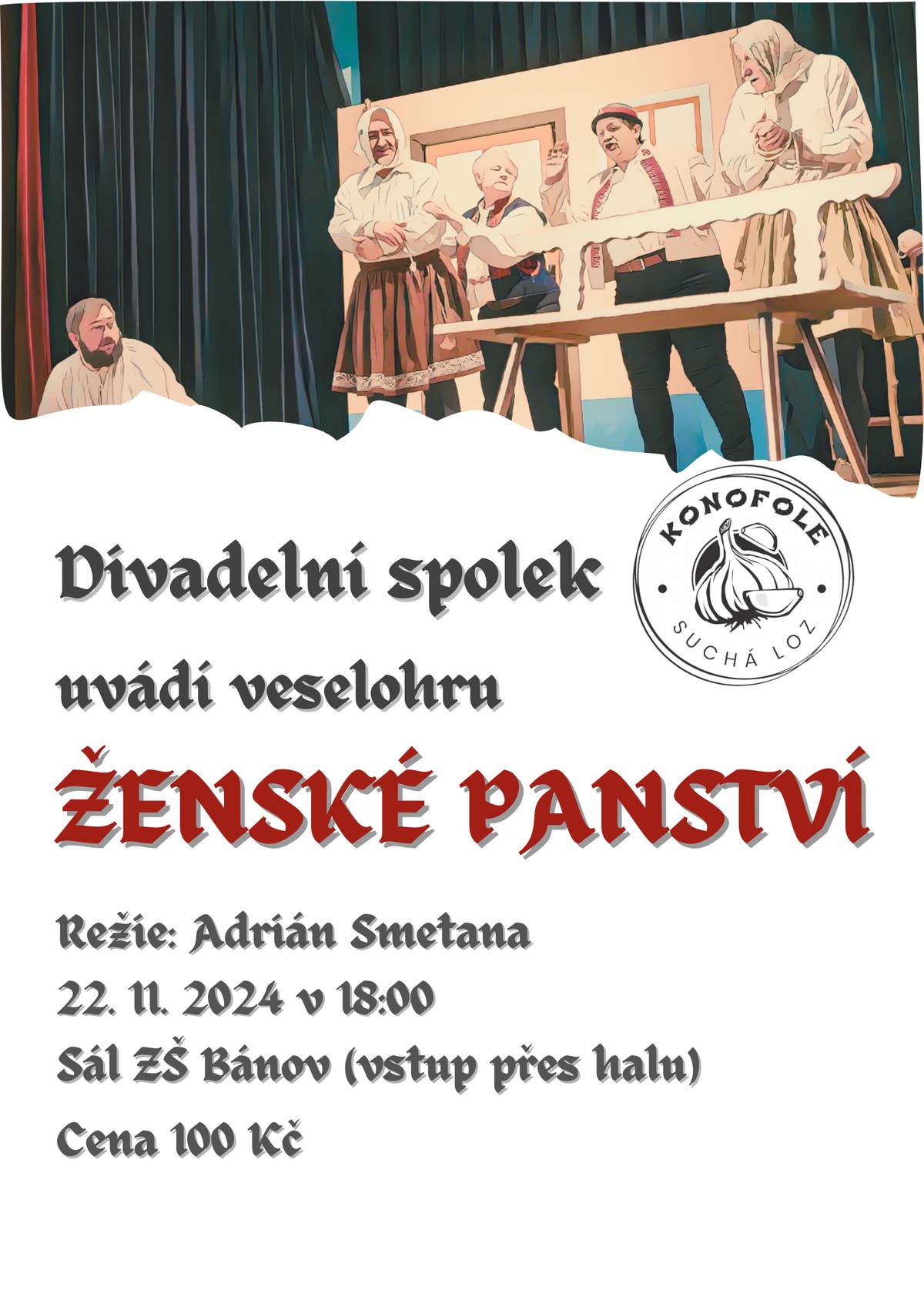 Prodej vstupenek přímo na místě před představením.