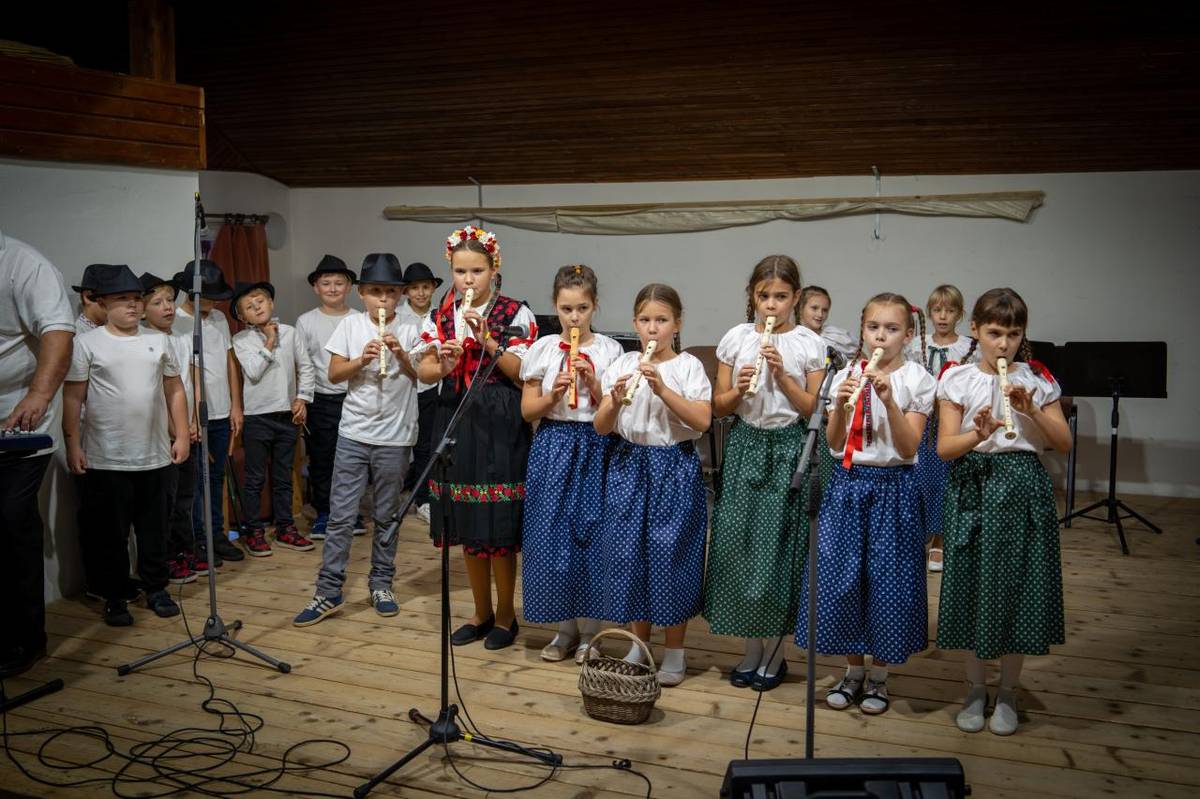 V rámci mesiaca úcty k starším obec zorganizovala posedenie pre seniorov vo Farskom centre v Šintave s bohatým programom a občerstvením.  Fotograf: Róbert Horáček