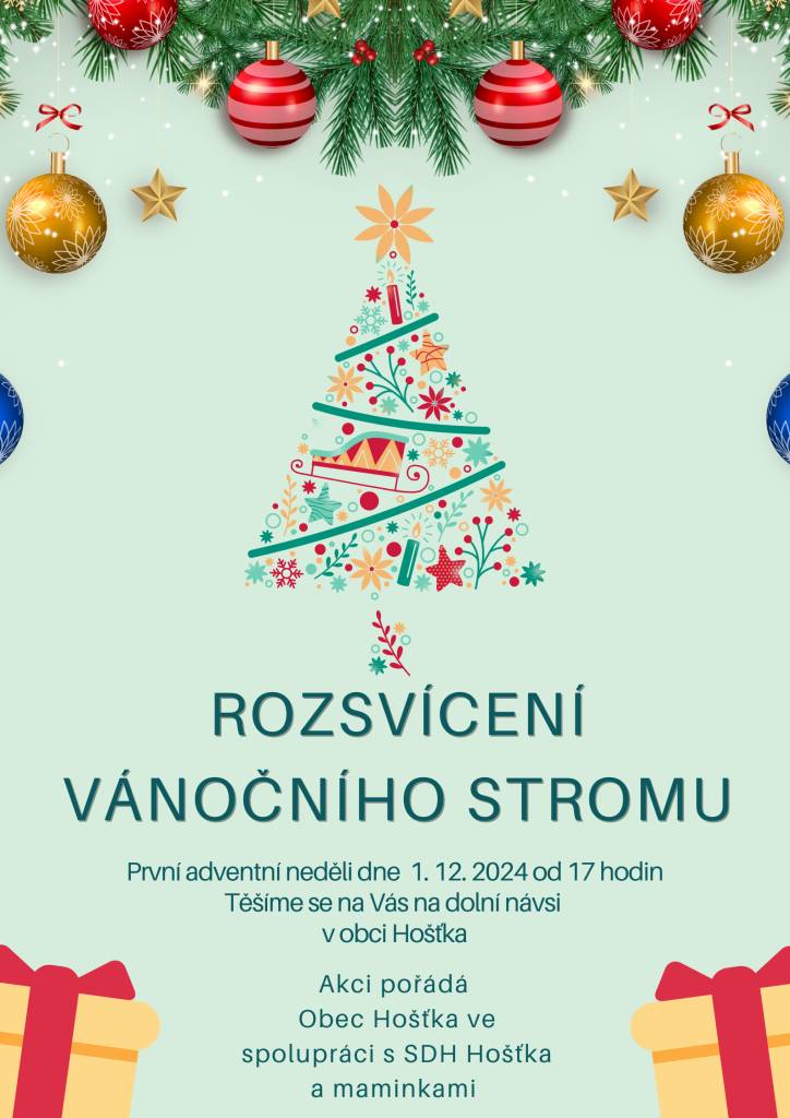 První adventní neděli dne 1.12. 2024 od 17 hodi