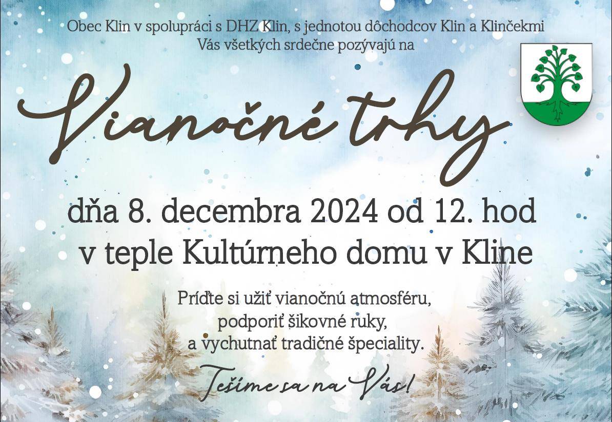 Obec Klin v spolupráci s DHZ Klin, Jednotou dôchodcov Klin a Klinčekmi
