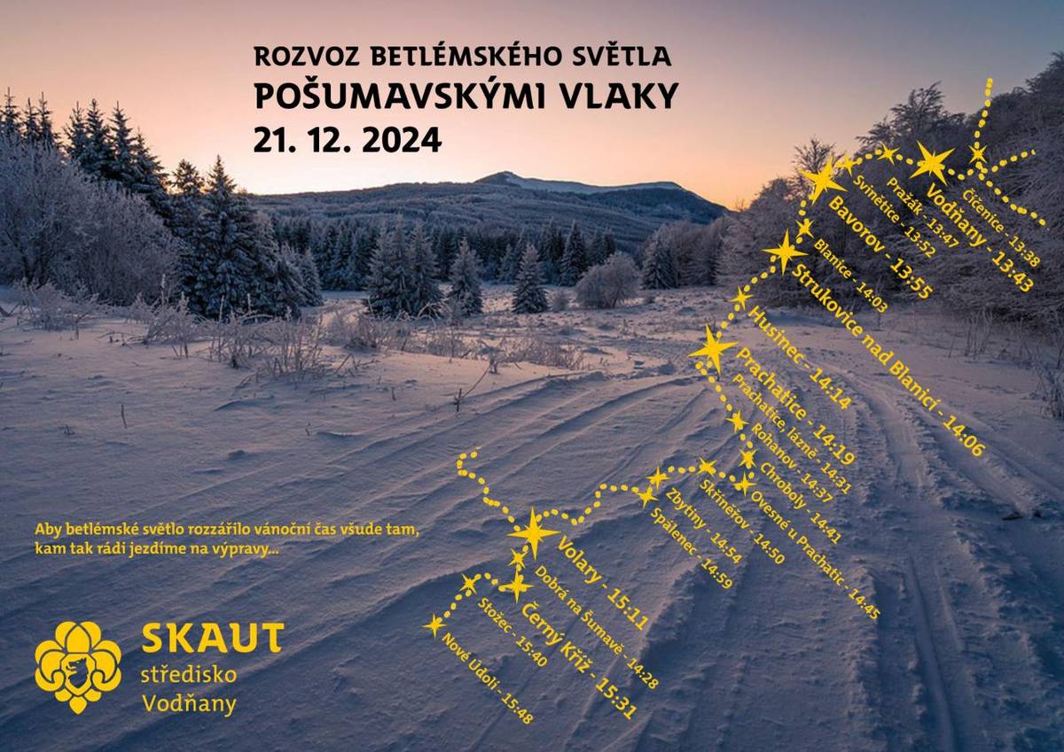 Pošumavskými vlaky 21.12.2024
