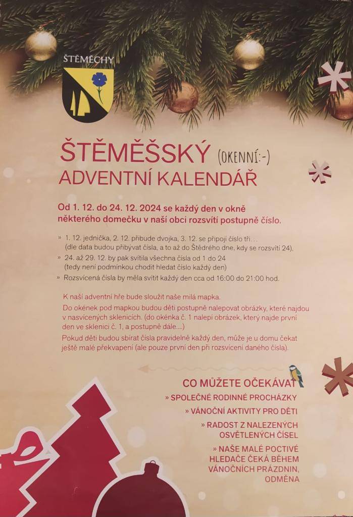 Štěměšský adventní kalendář 2024