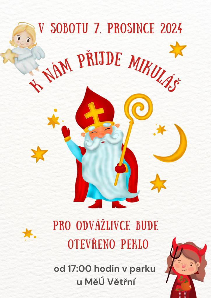 Přijďte se podívat na Mikulášskou návštěvu, která přinese radost pro děti v našem městě. Těšíme se na vás na této kouzelné akci plné zábavy a překvapení!