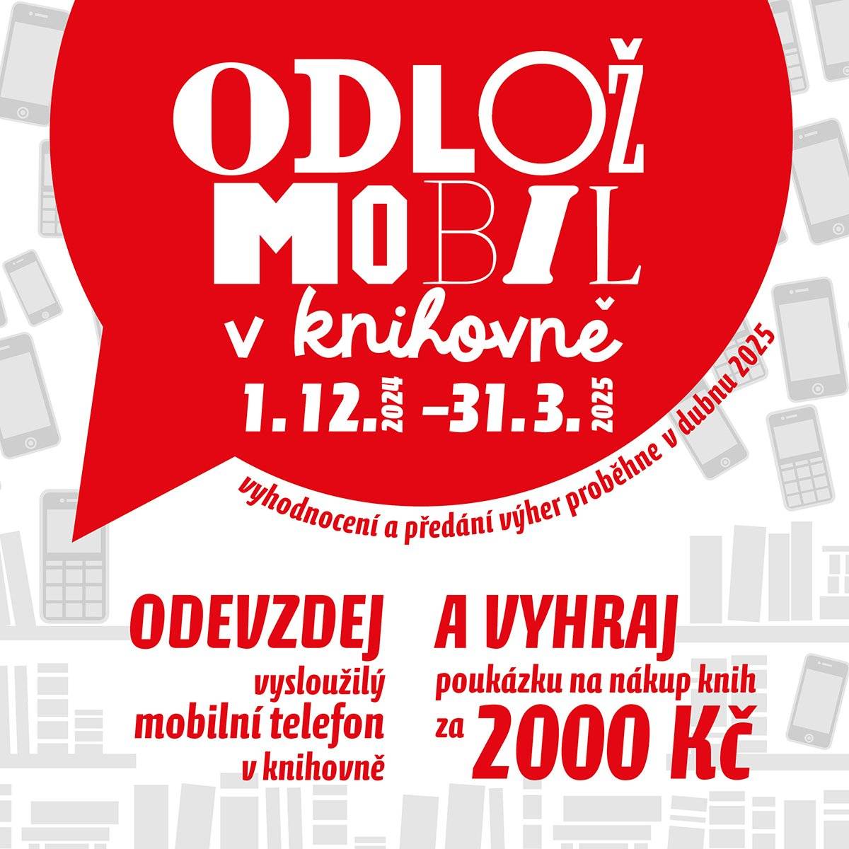 Naše místní knihovna na obecním úřadě Běštín se zapojila do soutěže se společností Asekol na podporu třídění vysloužilých drobných elektrozařízení - Odlož mobil v knihovně . Mobily můžete odevzdávat do boxu na obecním úřadě, kde si vyzvednete soutěžní kupon.