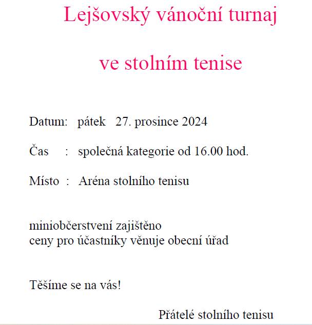 Všichni jste srdečně zváni