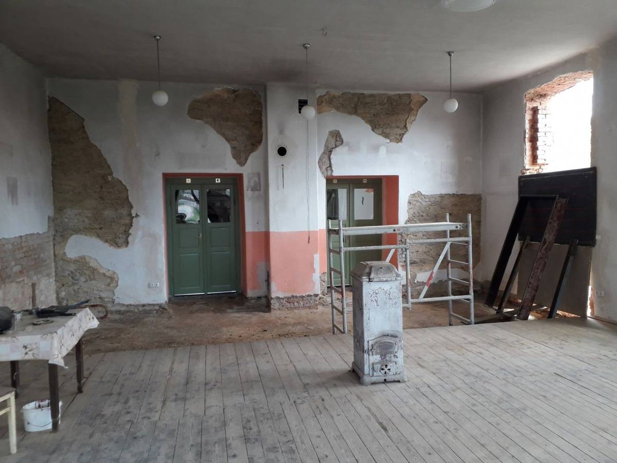 2018_Zahájení obnovy interiéru Mysliveckého sálu ve Špejcharu