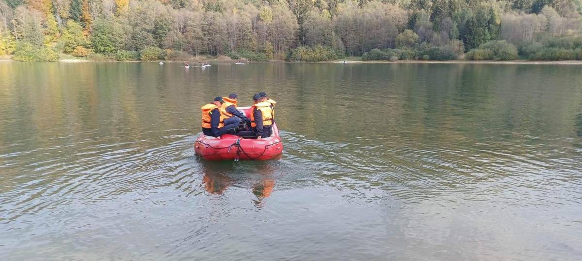 Hasičské cvičenie jazero Krpáčovo