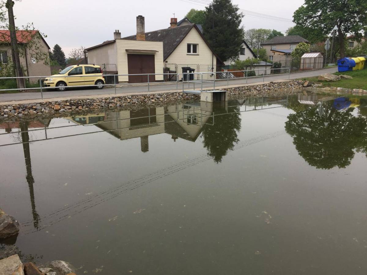 Rekonstrukce a odbahnění Horní rybník - 2020