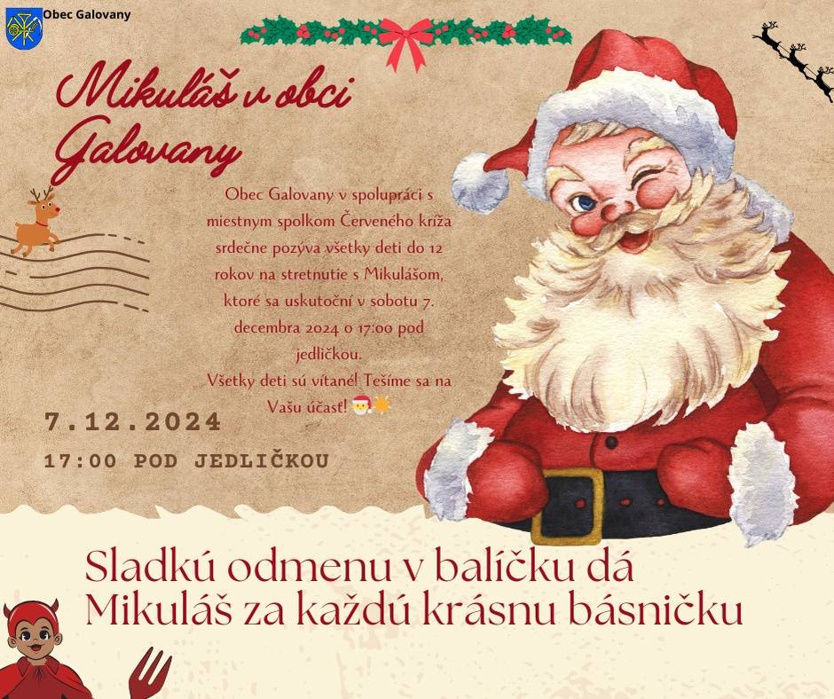 Stretnutie detí s Mikulášom