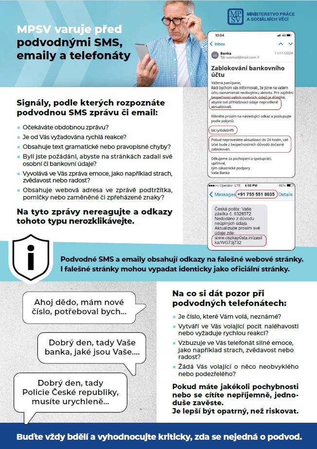 Trend podvodných zpráv není nový, avšak jeho intenzita a sofistikovanost roste. Nejzranitelnější skupinou jsou především senioři, kteří často nejsou dostatečně  obeznámeni s technologickými a bezpečnostními riziky spojenými s digitální komunikací.