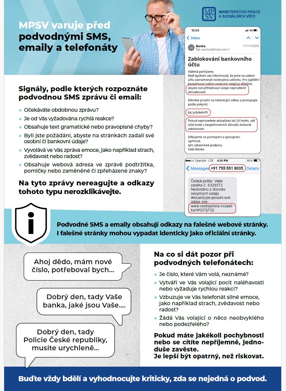 Přeposílám varování MPSV....