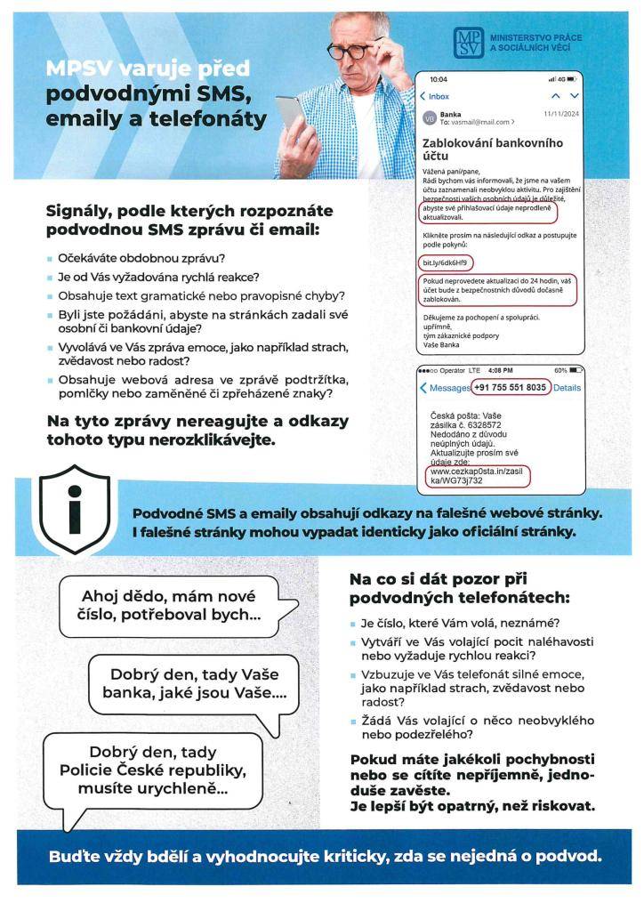 Buďte vždy bdělí, neposkytujte své osobní údaje!