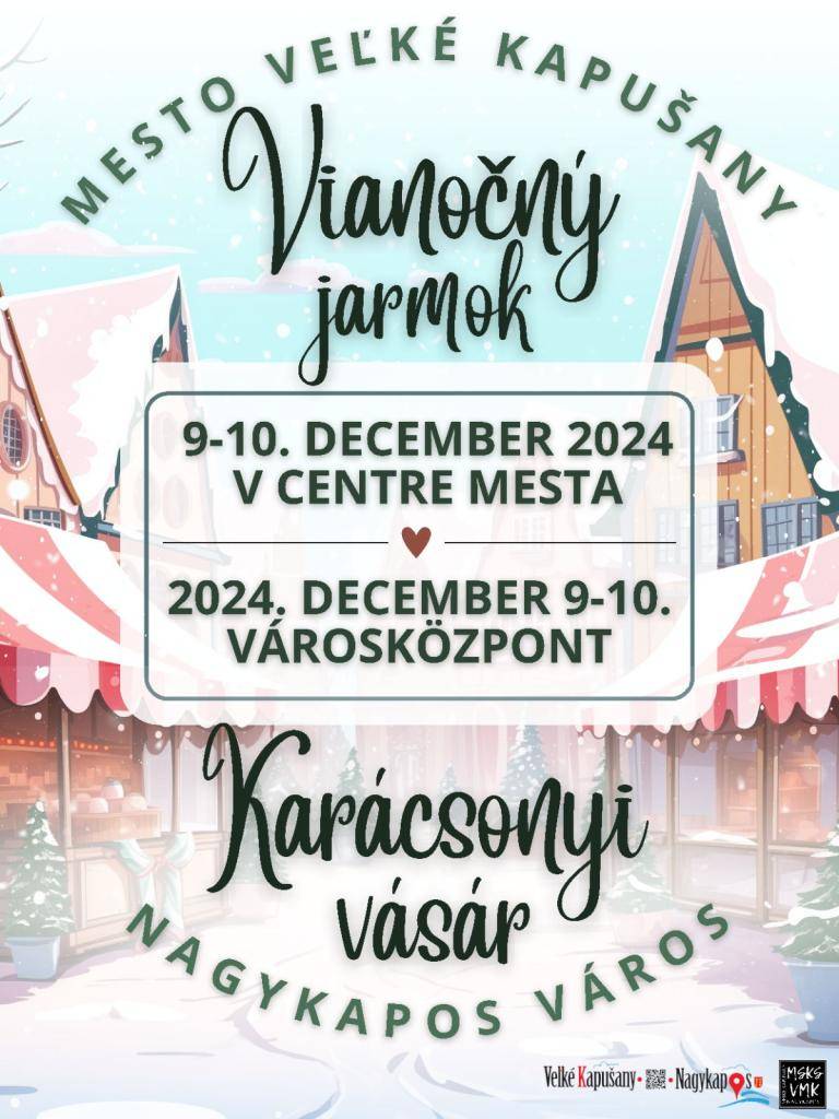 Pozvánka na Vianočný jarmok Veľké Kapušany 2024