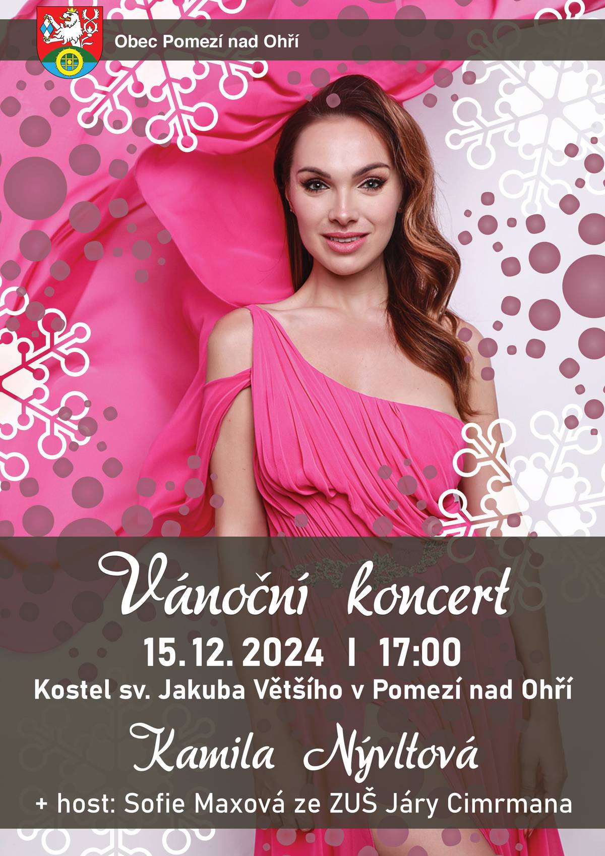 Obec Pomezí nad Ohří srdečně zve na vánoční koncert 15. 12. 2024