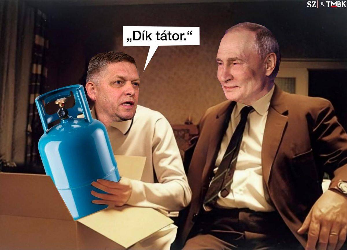 Fico navštívil masového vraha Putina. Slovenská opozice proti kremelskému výletu protestuje. Koláž TMBK pro Seznam Zprávy.