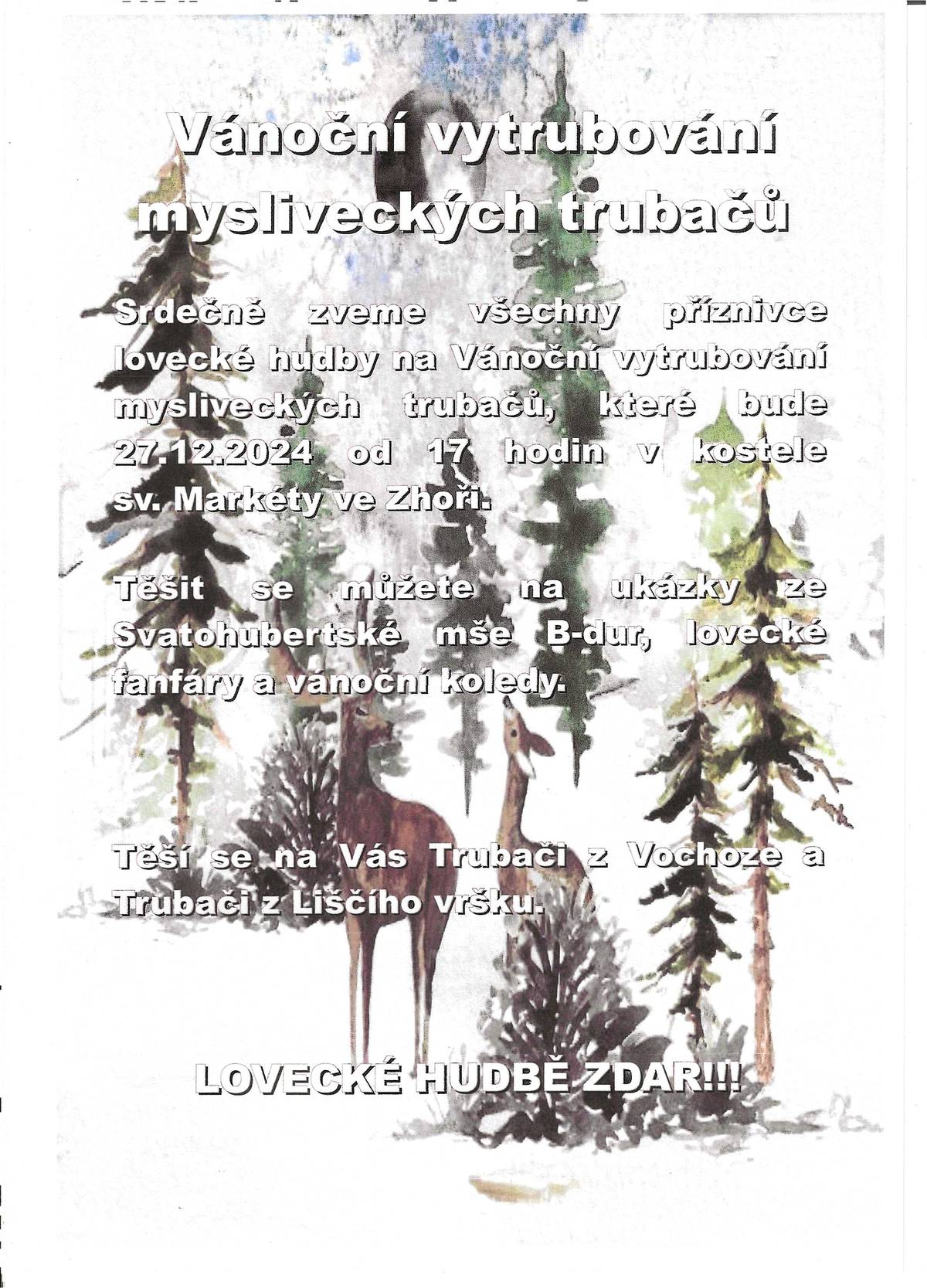27.12.2024 od 17 hodin v kostele sv.Markéty ve Zhoři
