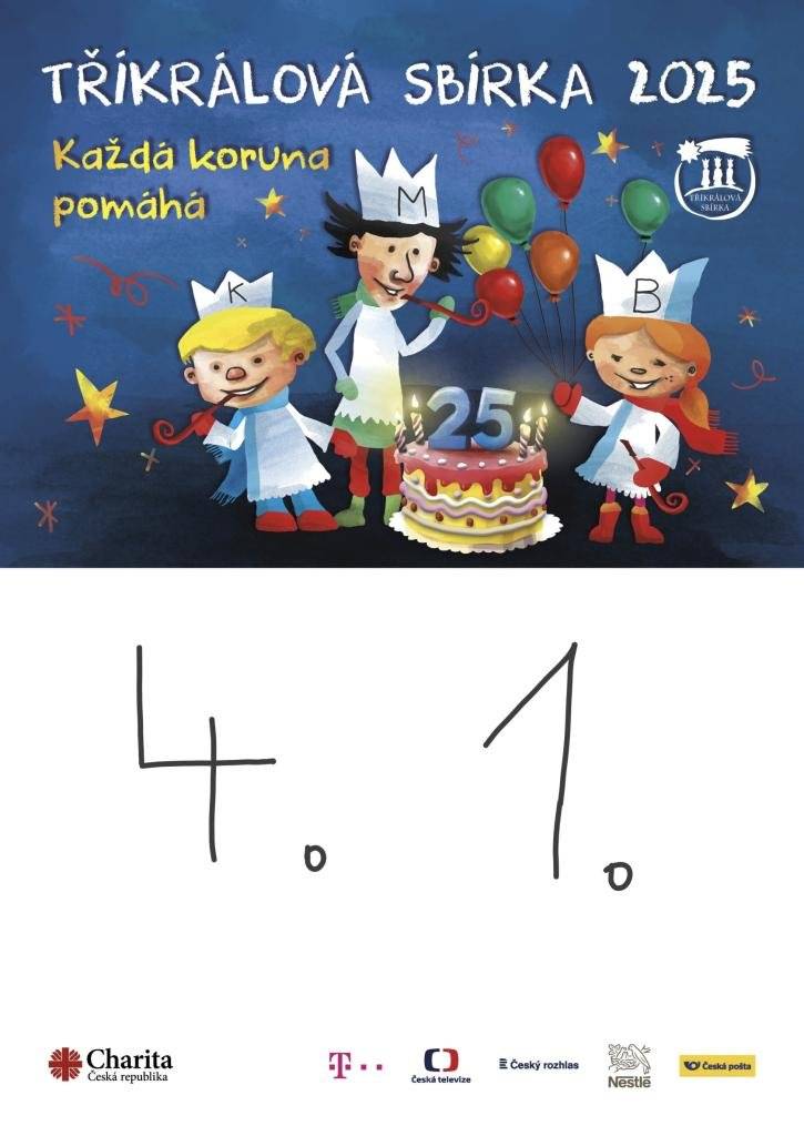 Dobrý den všem. Již zítra 4.1.2025 po 09.00 hodině Vás navštívíme ve vaší obci Čistěves.                                    Děkujeme   Kašpar, Melichar a Baltazar