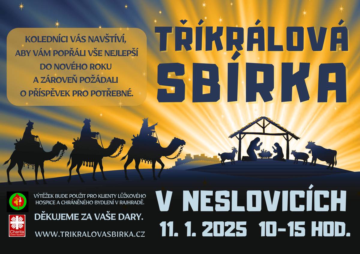 Tříkrálová sbírka 2025