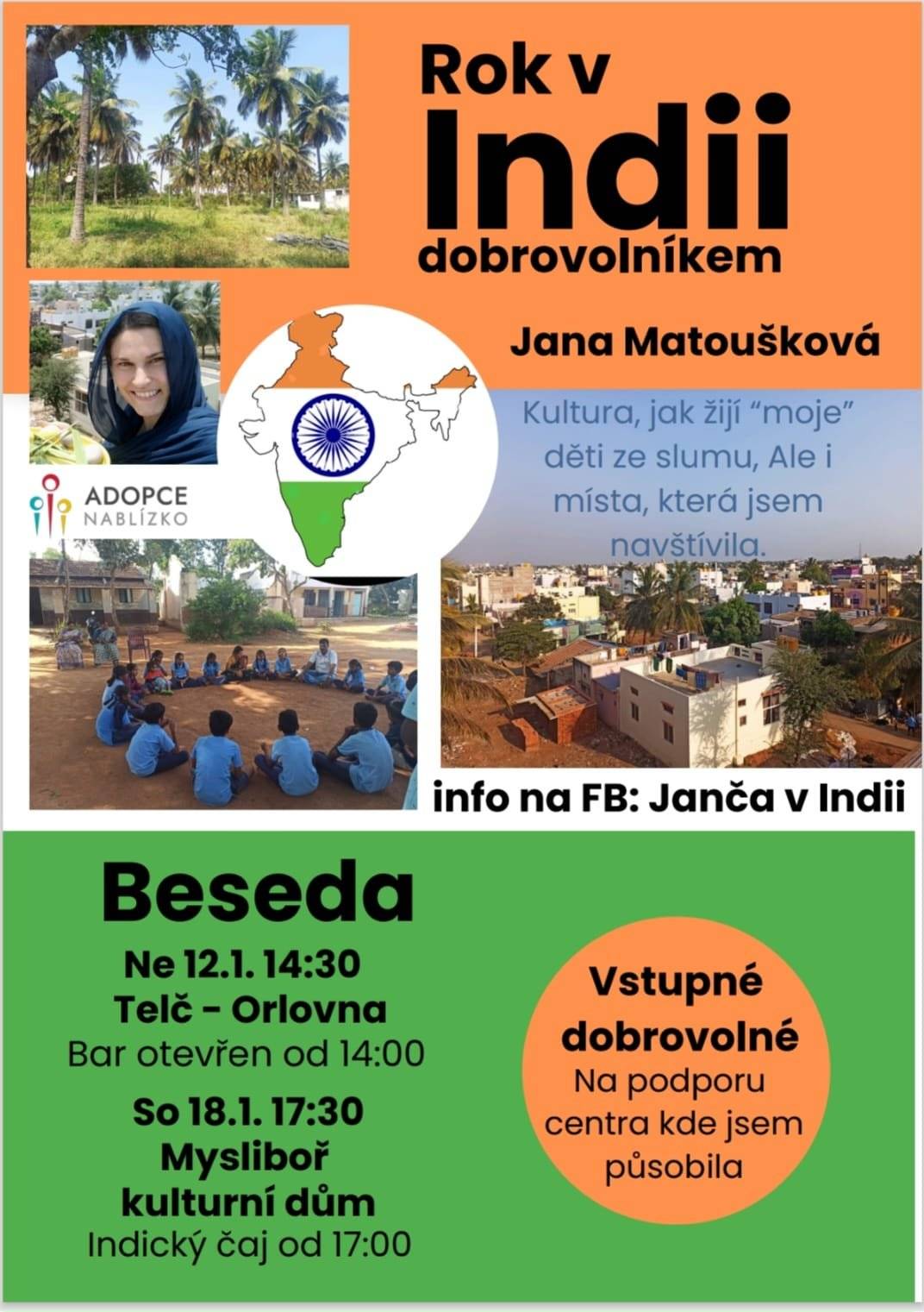 Rok v Indii dobrovolníkem - Jana Matoušková ml.